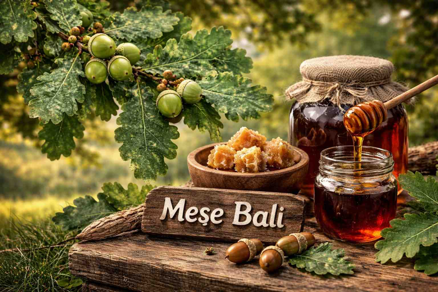 Meşe salgı balı ham bal