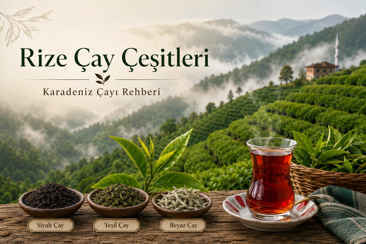 Rize Çay Çeşitleri Nelerdir? Karadeniz Çayı ve Yöresel Çay Kültürü Rehberi