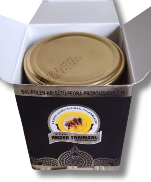 Bal, Polen, Propolis, Perga, Arı Sütü  Karışımı Atom 250g