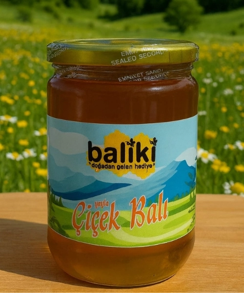 Kaçkar Dağı Doğal Çiçek Balı. Analiz Raporlu (Net: 850 g)