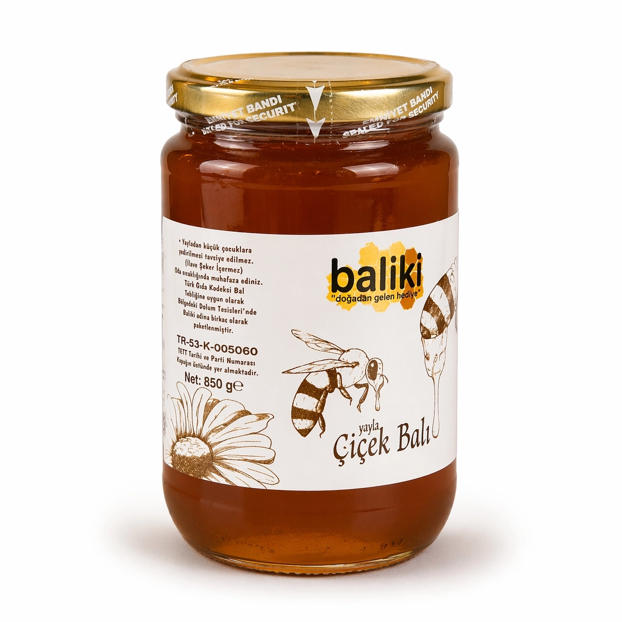 Kaçkar Dağı Doğal Çiçek Balı. Analiz Raporlu (Net: 850 g)