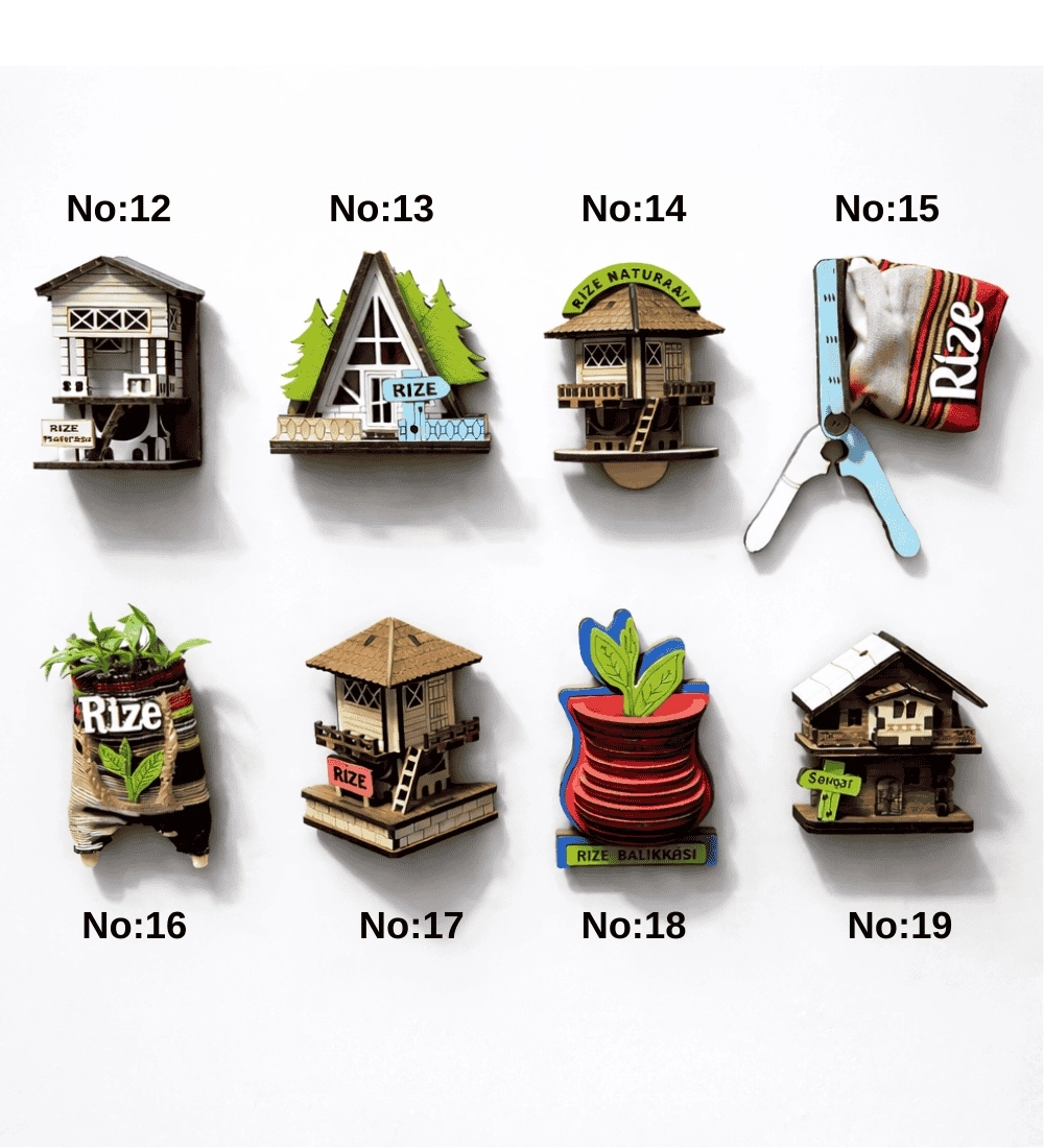 Karadeniz Kültürü El Yapımı Magnetler | Estetik ve Dayanıklı Malzeme