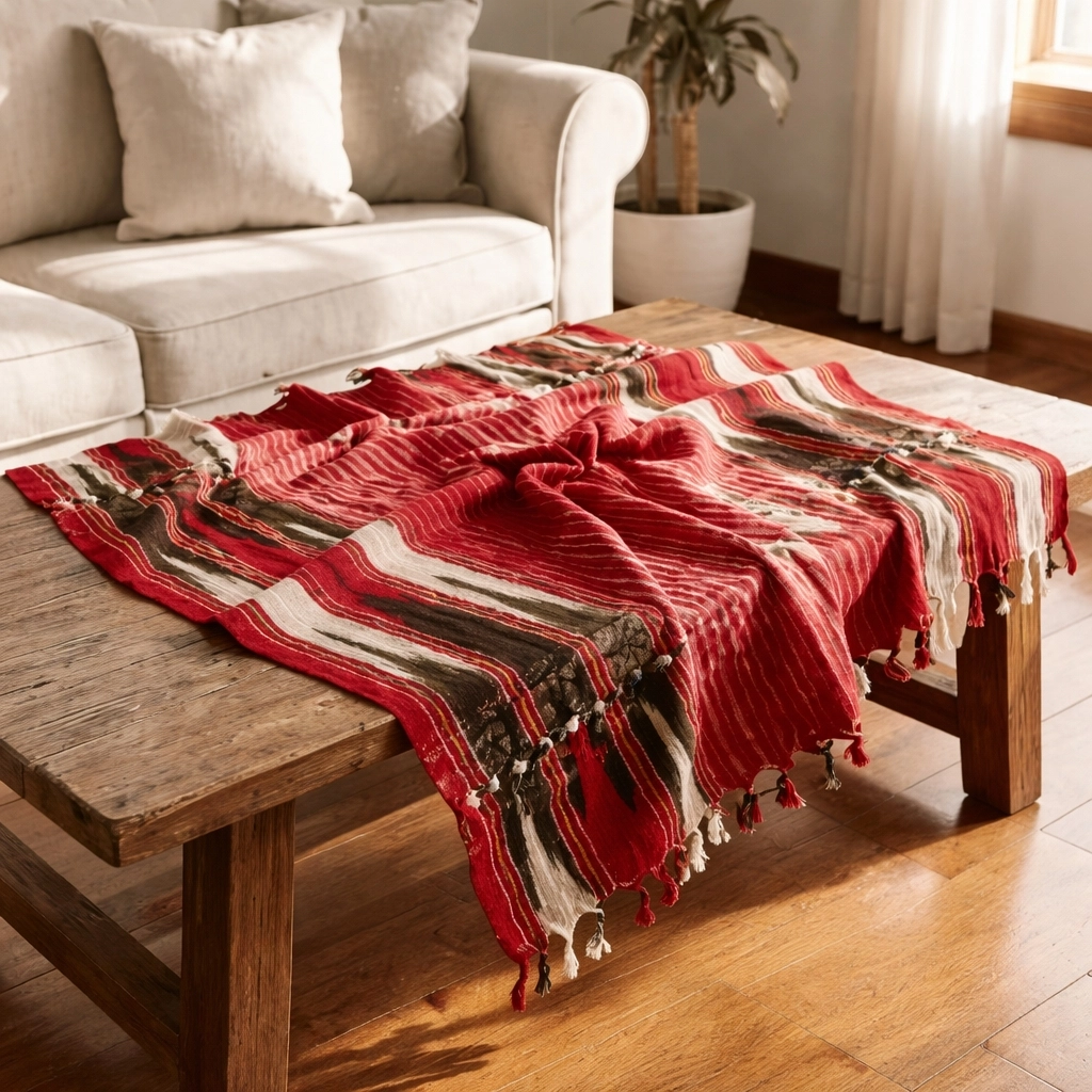 Keşan Dokuma Fiskos Masa Örtüsü 90x90 cm