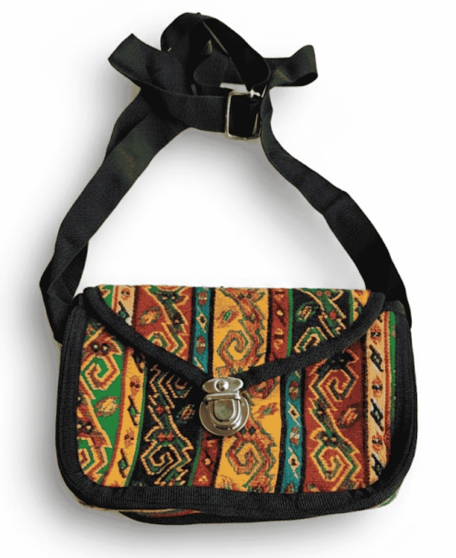 Kilim Desenli Omuz Çantası