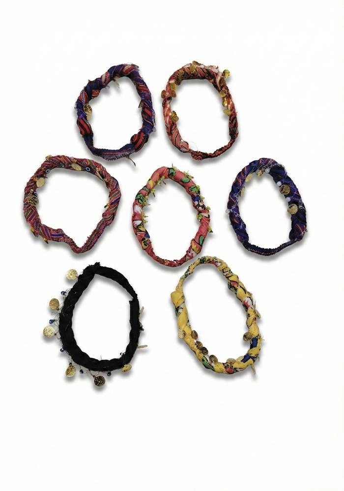 Lastikli ve Örgülü Keşan Bandana 