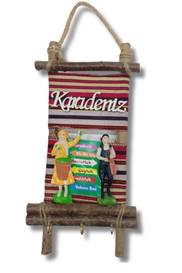 Karadeniz Ahşap Askılı Anahtarlık