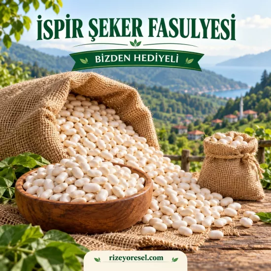 İspir Fasulyesi 5 kg + 500 g Hediye | Rize Yöresel