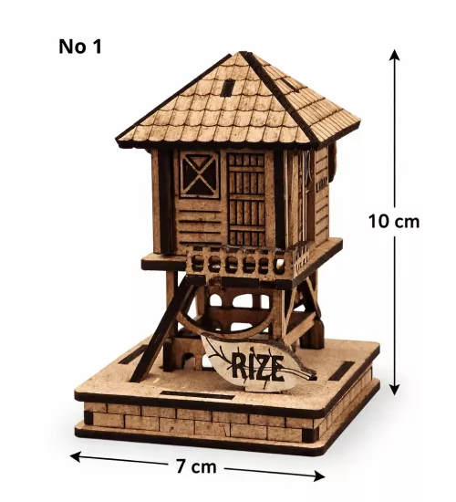 Kişiye Özel Ahşap Nalya ve Bungalov Maketi 