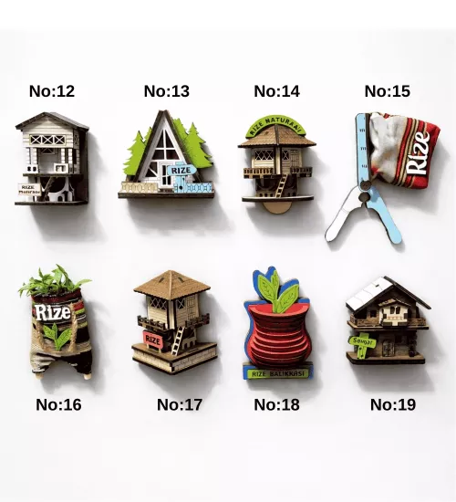 Rize Hatırası El Yapımı Magnetler | Estetik ve Dayanıklı Malzeme Kullnılmıştır