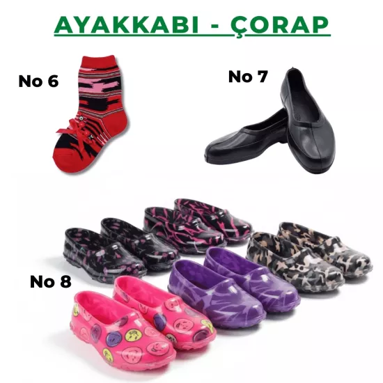 Karadeniz Folklor Kız Çocuk Gösteri Kombini | Yöresel Kostüm Seti