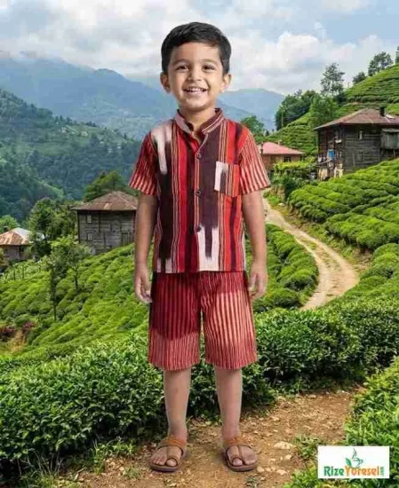 % 100 Pamuklu Keşan Erkek Çocuk Elbise