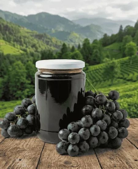 Coğrafik İşaretli  Kokulu Kara Üzüm Pekmezi 