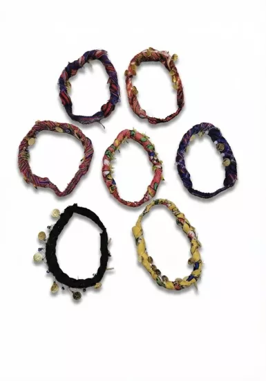 Lastikli ve Örgülü Keşan Bandana 