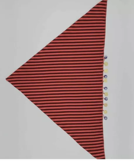 Rize Bezi Liralı Üçgen  Bandana