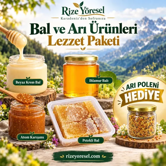 Arı Poleni Hediyeli Bal ve Arı Ürünleri Kampanya Paketi