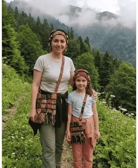 Keşan Desenli Omuz Çanta