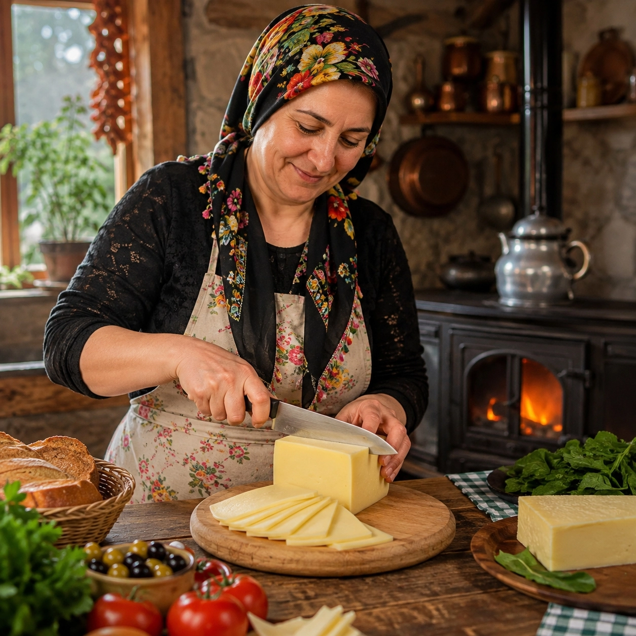 Tam Yağlı Taze Kaşar Tost Peyniri 1 Kg | Karadeniz Yayla Lezzeti