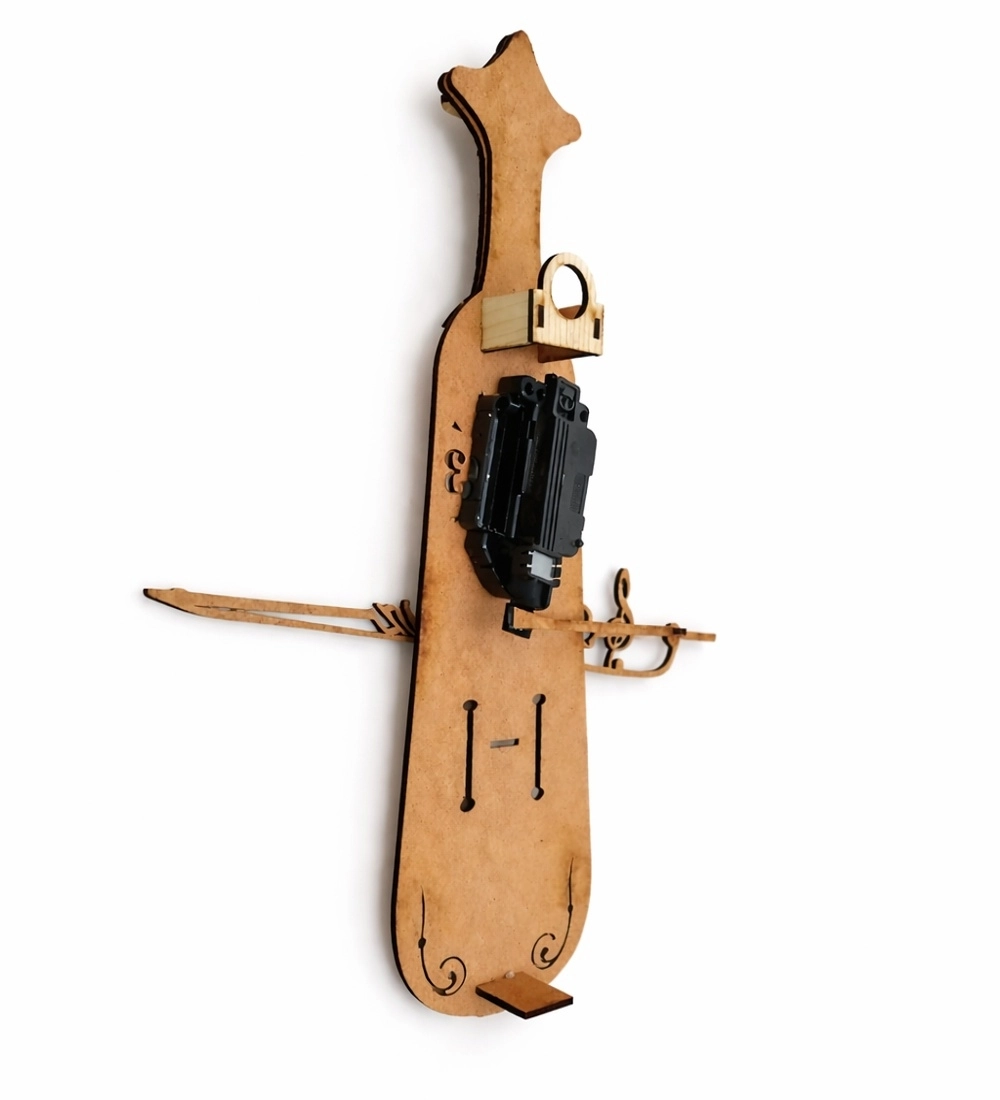 Karadeniz Kemençesi Duvar Saati | Sallanır Kollu Hediyelik Dekoratif Saat