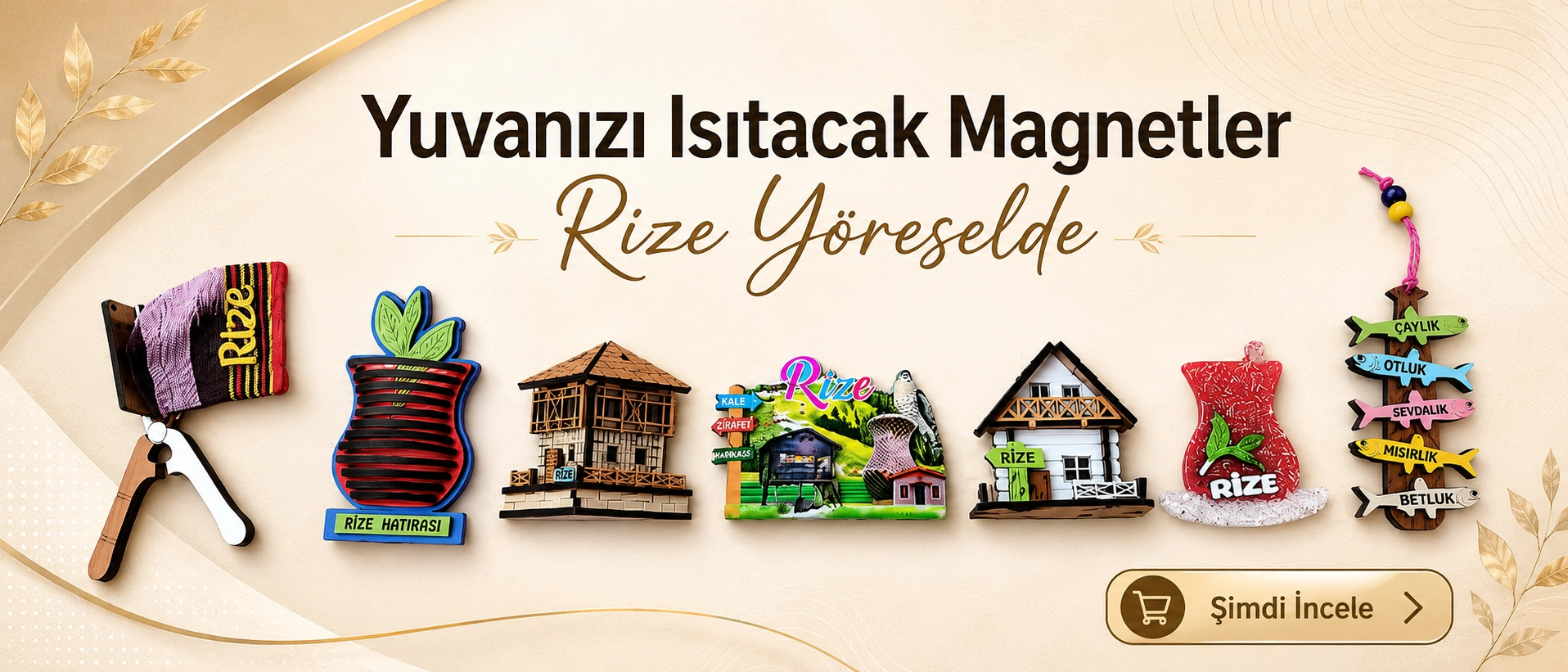 Rize yöresel hediye magnetler